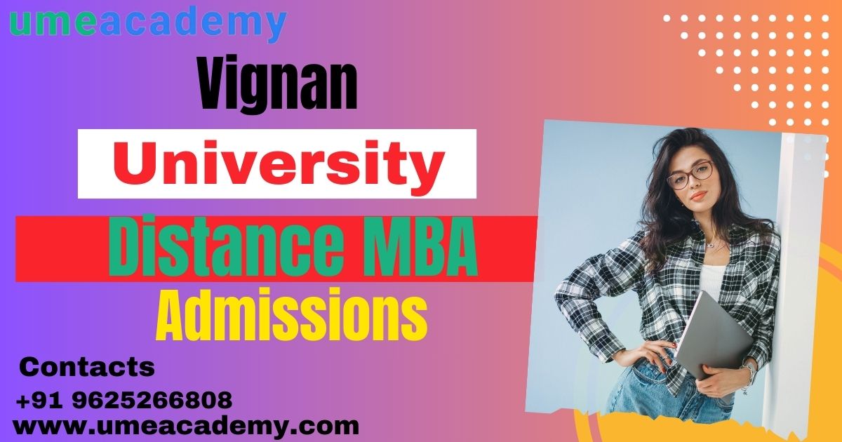 Vignan University Online Mba Admission